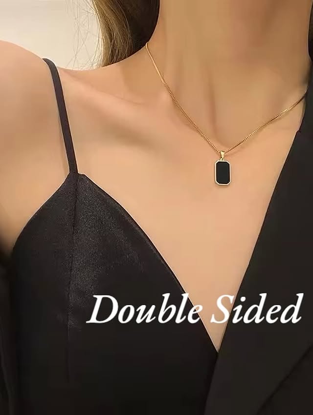CLASSIC DUO SIDE NECKLACE