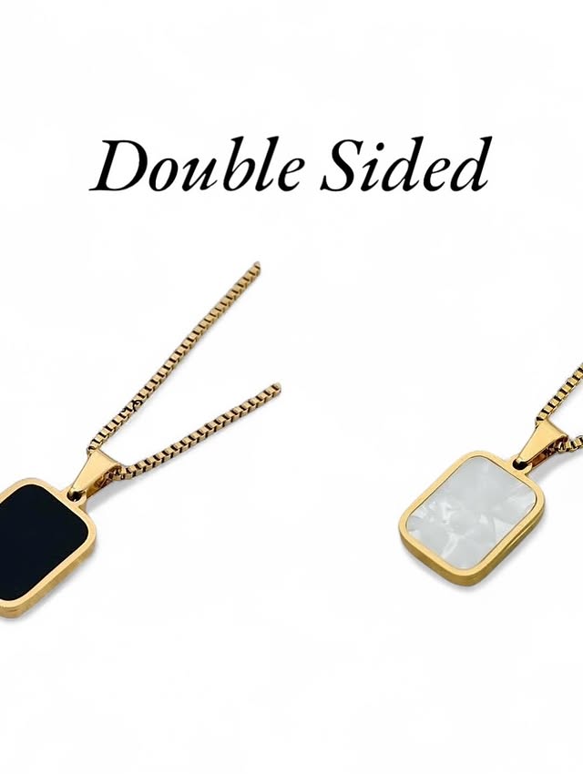 CLASSIC DUO SIDE NECKLACE